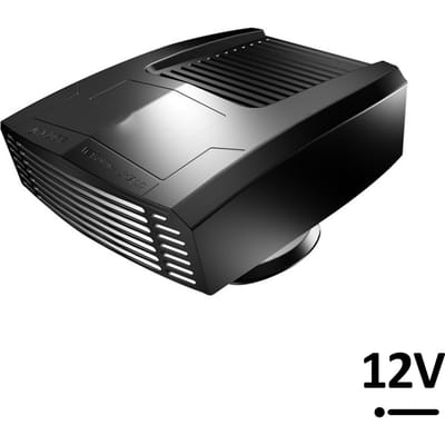 24V Autoverwarming Draagbare autoverwarming Grote kracht Winterontdooier 2 in 1 Verwarming en koeling met 12V zwart