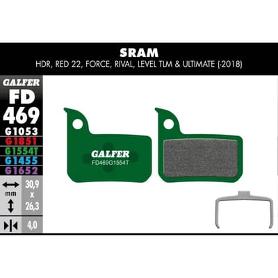 Remblok Galfer Sram Red 22