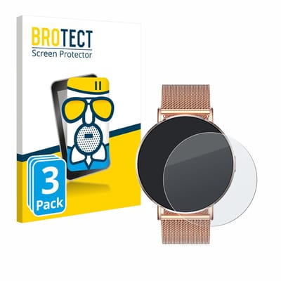 BROTECT - Screenprotector voor Levowatch Eve 1.3" - Folie Beschermfolie Beschermglas matte 3 Stuks