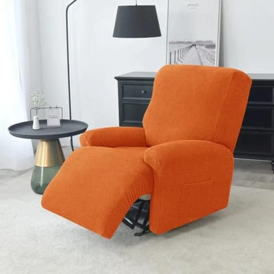 Housse de Canapé Inclinable en 4 Pièces pour Salon Housses de Fauteuil Housses de Fauteuil Extensibles Antidérapantes Protection de Canapé Housse CHINA