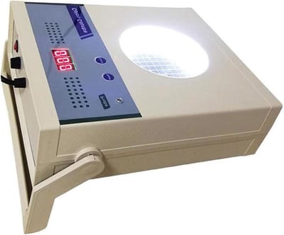 Kolonieteller - Testapparaat Microbiologie - Laboratorium Analyse - Semi-automatisch Inspectie - 12CM Meetbad - Zwart