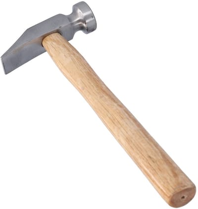 Dailygoods- Hamer 25 cm - Stalen Hamer - Houten Handgreep - Ergonomisch Ontwerp - Ambachtelijke Productie - Schoenreparatie - Schoenhamer