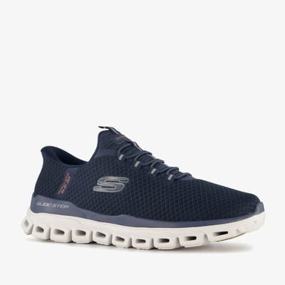 Skechers Slip-ins: Glide-Step heren sneakers blauw - Maat 47.5 - Extra comfort - Memory Foam