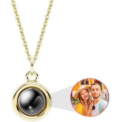 Gepersonaliseerde Foto Projectie Ketting met Foto Binnenin Kat Hond Poot Hanger Projectie Foto Ketting met Foto Projectie Stainless steel&photo necklace 2 zilver