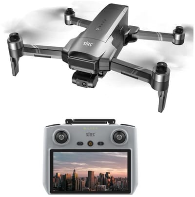 LUXWALLET Skyline Ultra Instinct V2 - True 4K Drone – 3-Assige Gimbal – 40min Vliegtijd – 6km Range – GPS + GLONASS – Smart Controller met Display – Nachtlicht – Opvouwbaar – Professionele Camera Drone - Ingebouwd Computer Beeldscherm