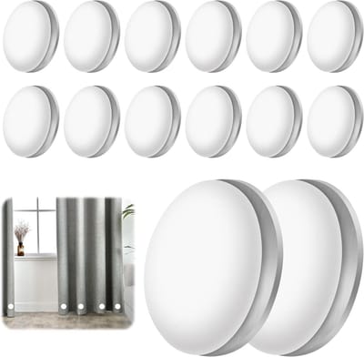 Douchegordijngewichten - Set van 14 stuks - Magnetisch - Roestbestendig - Waterdicht - Sterk - Voor Buiten - 30g