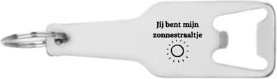 Akyol - jij bent mijn zonnestraaltje flesopener - Quotes - familie vrienden - cadeau - 105 x 25mm