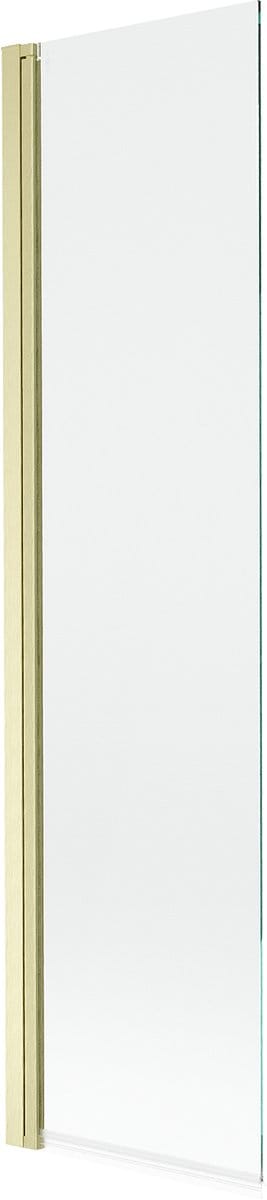 Mexen Mist badwand 1-delig 50 x 150 , transparant, goud geborsteld - 8A9-050-001-55-00