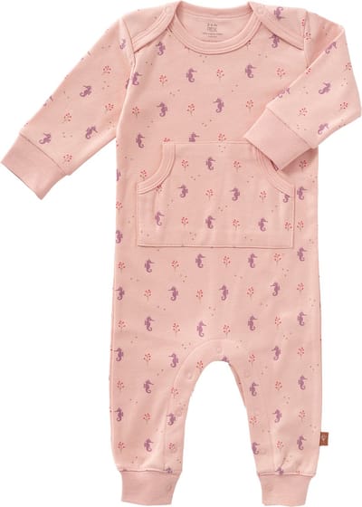 Fresk Pyjama voor Baby's newborn - Boxpakje Meisjes - Babypakje - Biologisch Katoen Roze - Seahorse