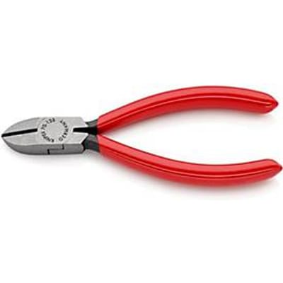 KNIPEX Zijsnijtang, L 125 mm, gepolijste kop, vanadium-elektrostaal, met kunststof bekleed handvat, DIN ISO 5749