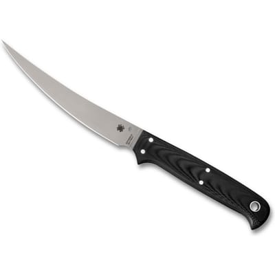 Spyderco Shelter Cove Black 8Cr13MoV PE – Veelzijdig Vast Mes Voor Vis En Outdoor