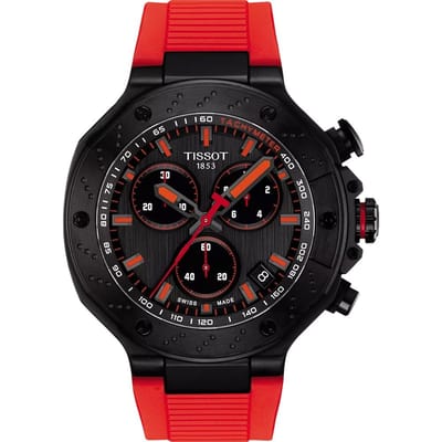 Tissot Grijs Wijzerplaat Heren Modehorloge T141.417.37.061.01 grijze kleur