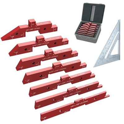 Router Tafel Setup Blokken en Hoek Gereedschap Set – Precisie Houtbewerking Accessoires