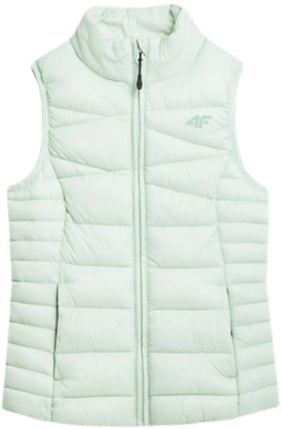 4F Kinder Mouwloze Puff Bodywarmer Mint - Comfort & Warmte voor Avonturiers