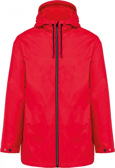 Kariban Uniseks fleecejas met gevoerde capuchon K6153 - Red - 4XL