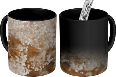 Magische Mok - Foto op Warmte Mokken - Koffiemok - Pampasgras - Plant - Natuur - Magic Mok - Beker - 350 ML - Theemok