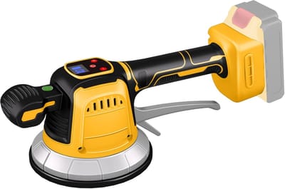 Tegeltriller met zuignap - Draadloze tegelvibrator - 10 snelheden - Digitale display - 150 kg zuigkracht