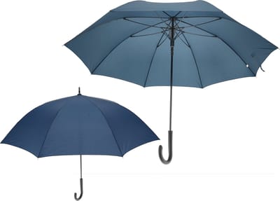 Paraplu Blauw - 2 Stuks -Fiber paraplu -Regenparaplu's Handvat met Krul - Luxe Regen paraplu Automatisch ⌀111