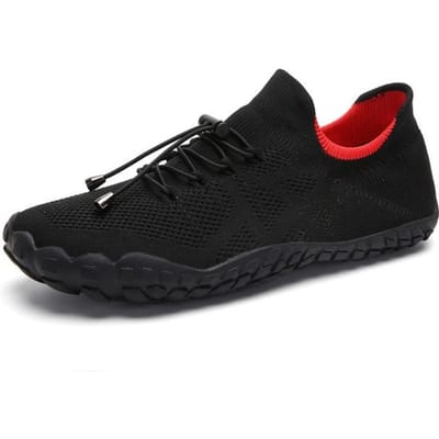 Aqua Schoenen Heren Barefoot Vijf Vingers Sok Waterzwemschoenen Ademend Wandelen Waadschoenen Strand Outdoor Upstream Sneakers 39 zwart