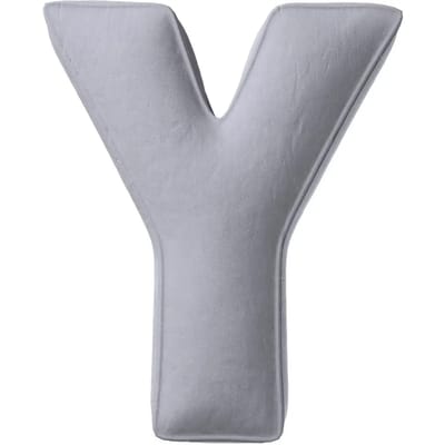 Kussen letter y Yellow Tipi Posh Velvet