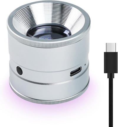 Krachtige Oplaadbare Vergrootglas met LED-verlichting voor Sieraden, Munten en Hobby's
