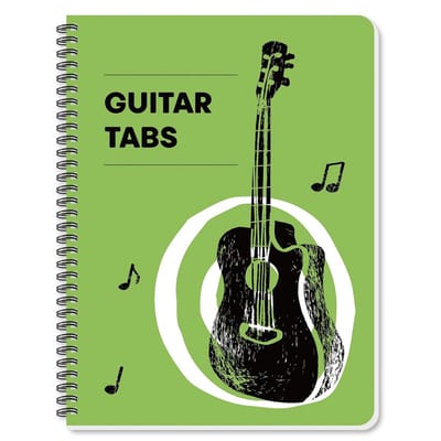 Tablatuur Notitieboek voor Gitaar: Blanco Muziekboek voor Compositie en Songwriting