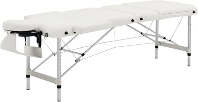 HOMCOM Massagetafels in hoogte verstelbare massagetafel massagebed aluminium kunststof 700-039
