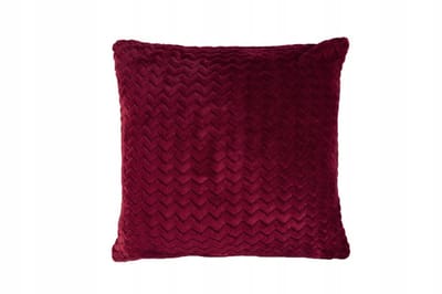 Decoratieve Kussenhoes Minky Wave 40x40cm - Stijlvol Borduurpatroon