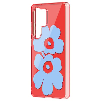 Samsung Galaxy S25 Ultra Hoesje - Unikko Hybrid Case - Marimekko - Rood
