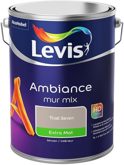 Levis - Ambiance Mur Extra Mat Mix - Trust Seven - Mengverf - 5 L