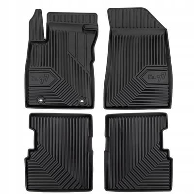 Frogum No.77 Geschikt voor MG ZS 2017-2024 - Automatten Set - TPE Rubber - 4 cm Hoge Rand - Geurloos - Niet voor 2e Gen