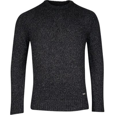 Baileys Trui Crew Neck Single Knit Navy / male
