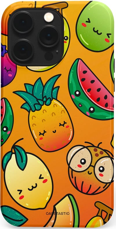 Casetastic Hoesje Geschikt voor Apple iPhone 14 Pro Max Magsafe - Stijlvolle Beschermende Duo-layer Case - Fruitastisch