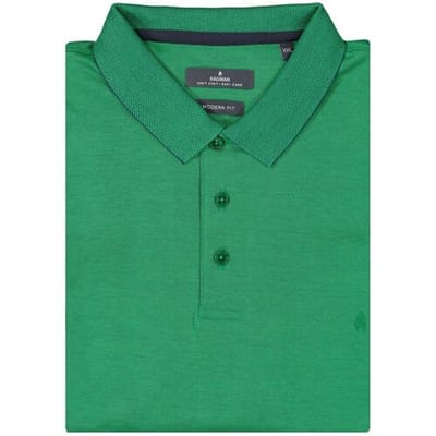 Ragman Uni Polo Light Cotton Mix Groen / male