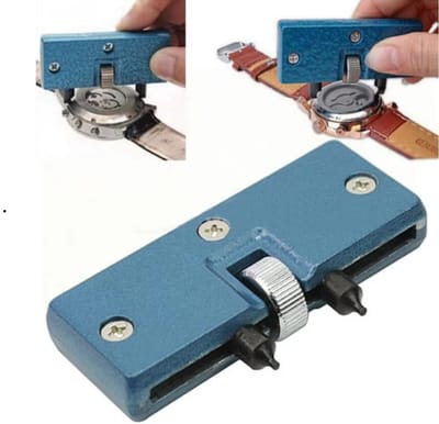 1PCs Verstelbare Horloge Opener Case Tool Druk Dichter Remover Wrench Schroef Wrench Reparatie Kits Gereedschap Horloge Batterij Remover