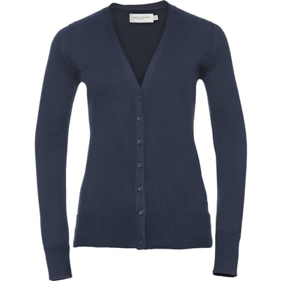 Russell Collection Dames/Dames Diep V Vest (Franse marine)