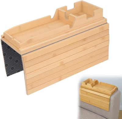 Houten Armleuning Tafel voor Bank en Sofa