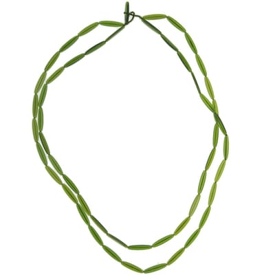 Behave - Groene kralenketting - Natuurlijke look - Gelaagd ontwerp