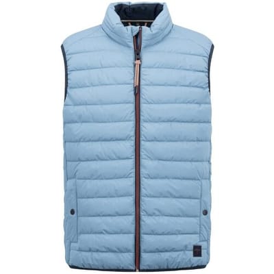 Fynch-Hatton Body-Warmer Padded Lightweight Uni Color Cloud Blue / male