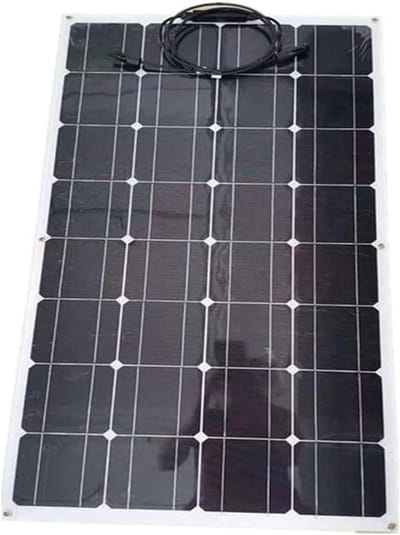 Flexibel Zonnepaneel - Draagbare Oplader - Energie Opwekken - Hoge Energieconversie - 100 Watt - Zwart