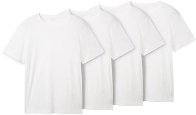 Tom Tailor - Katoenen T-shirts in een 4-pack - Maat XXL - White
