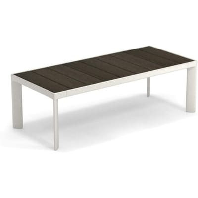 Emu Tami Bamboe tafel rechthoekig - wit