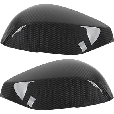 Spiegelkapjes Achteruitkijkspiegel Droge Koolstofvezel Vervanging voor Infiniti Q50 Q50S Q60 Q60S V37 CV37 2013‑2021 gray
