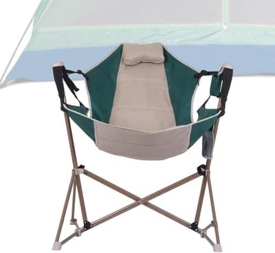 Campingstoel - Opvouwbare stoel - Buiten ontspannen - Verstelbaar ligsysteem - 96x18x20 cm - Enkele Attribuut
