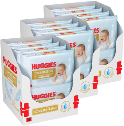 Huggies - Extra Care Sensitive - Billendoekjes - 1152 babydoekjes - 24 x 48