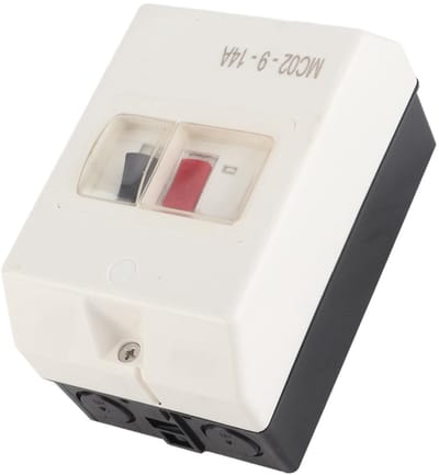 Allecto - Motorbeveiligingsschakelaar - Waterdicht - Betrouwbare beveiliging - 220V/380V - Vervangende schakelaar - Veiligheid motoren - Geschikt v...