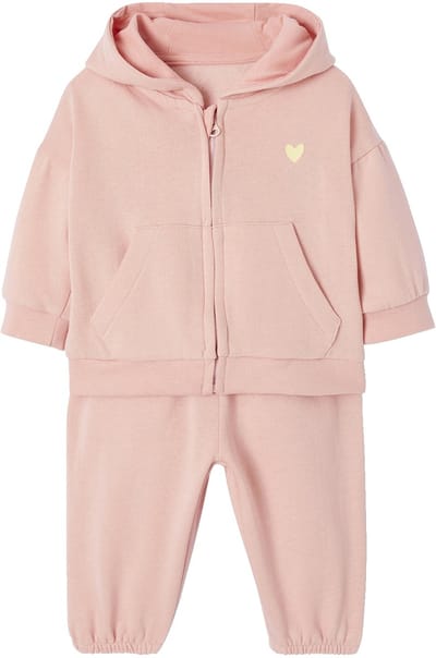 Vertbaudet Sportpak met capuchon en rits + jogging voor baby