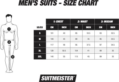 Suitmeister Skelet Kostuum - Heren Pak - Halloween Kostuum - Verkleedkleding - Zwart - Horror - Maat S