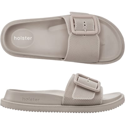Holster Holster Laze Slippers - Vegan Comfort - Podologisch Goedgekeurd - Waterbestendig BRUIN - Maat 38