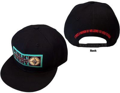Public Enemy - It Takes A Nation Snapback Pet - Zwart